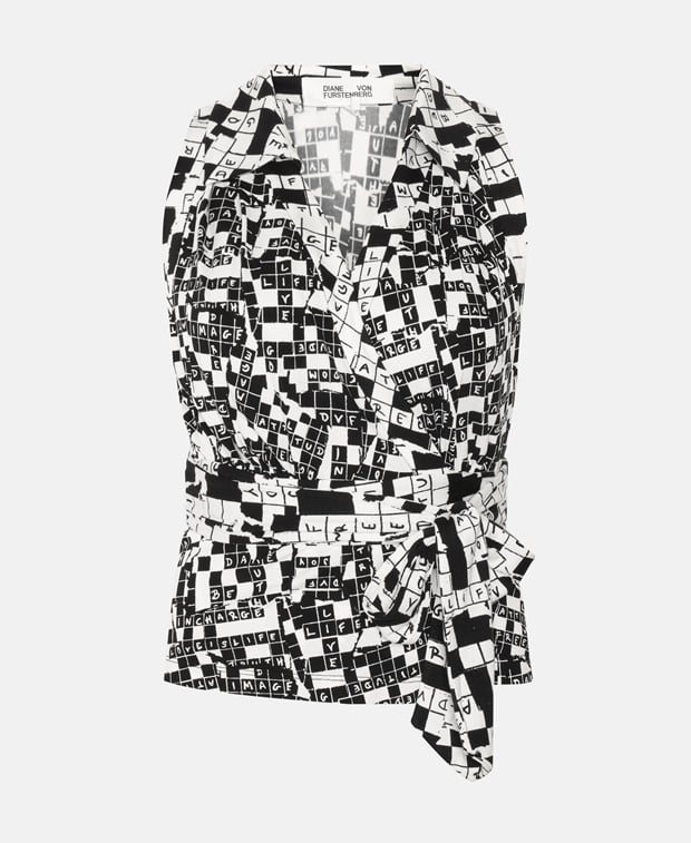 Diane von Furstenberg Polo top Black