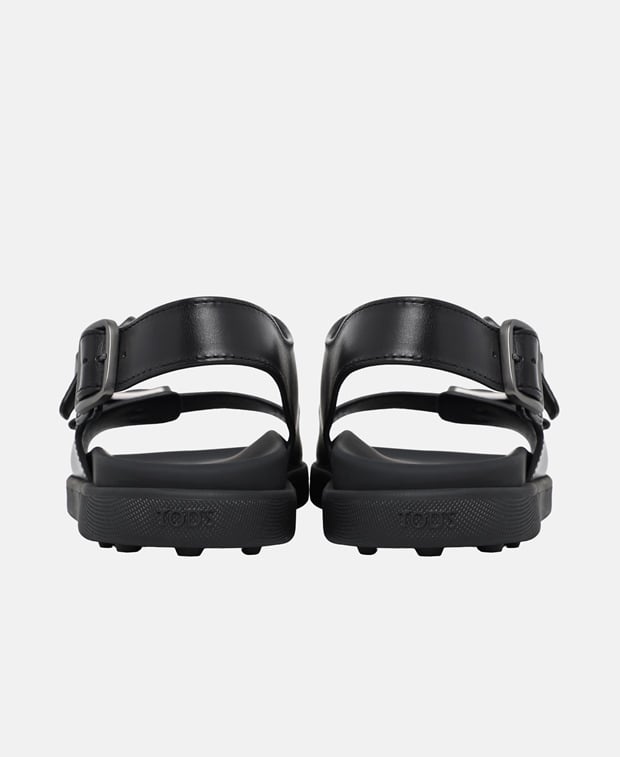Tod's Fibbie Sandals Black