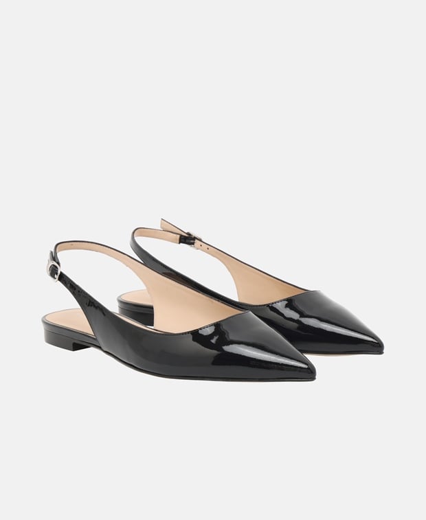 Stuart Weitzman Mara Slingback ballerina Black