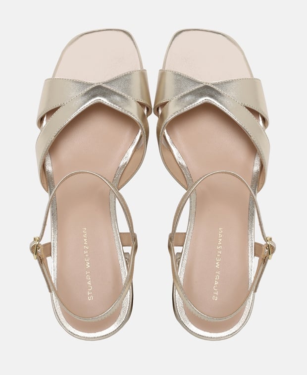 Stuart Weitzman Miami 35 Heeled sandals Gold