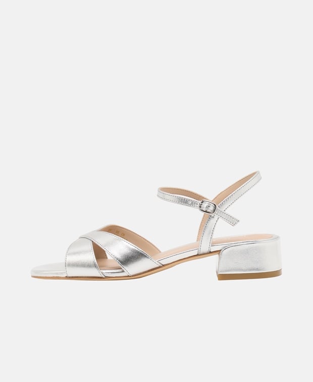 Stuart Weitzman Miami 35 Heeled sandals Silver