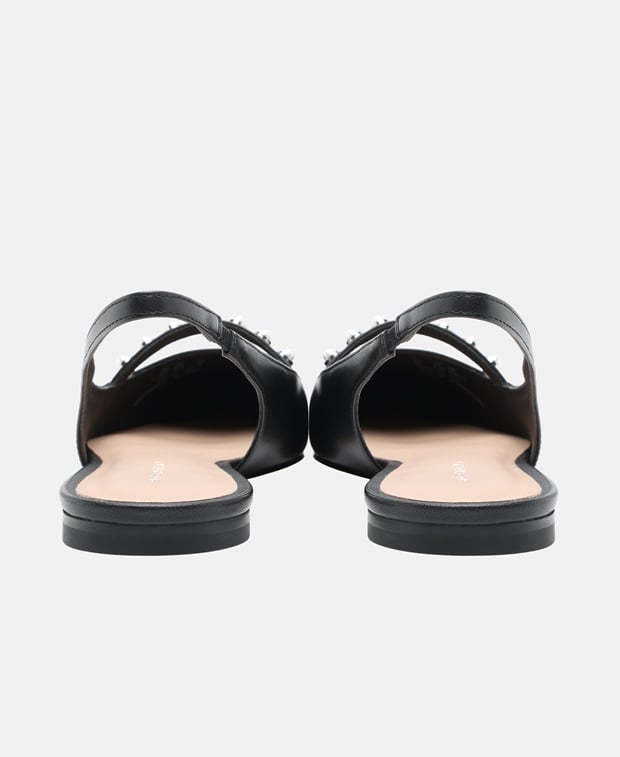 Stuart Weitzman Pearl Slingback ballerina Black