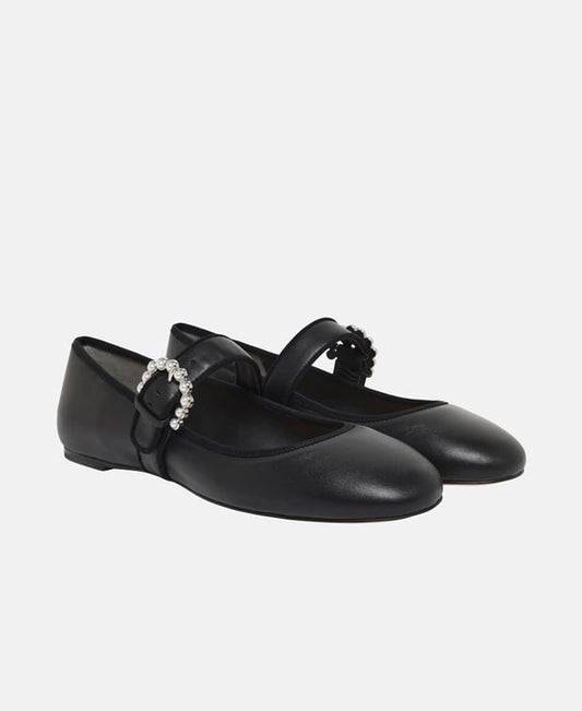 Stuart Weitzman Piper Ballerina flat with straps