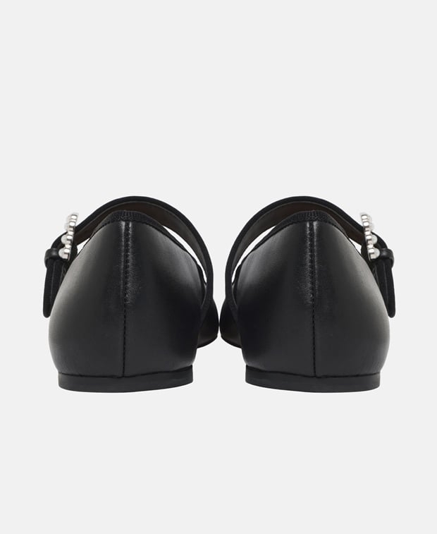 Stuart Weitzman Piper Ballerina flat with straps