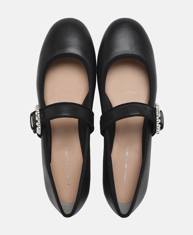 Stuart Weitzman Piper Ballerina flat with straps