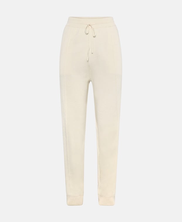 Toteme Knitted trousers Ecru