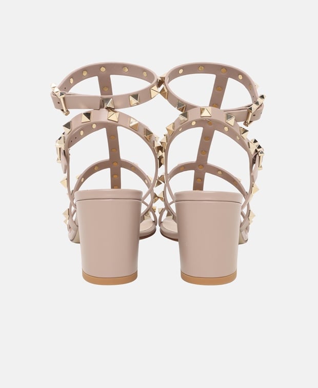 Valentino Garavani Garavani Rockstud Heeled sandals Soft Beige