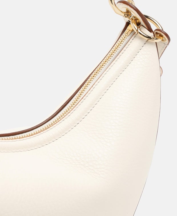 Valentino Garavani Vlogo Leather handbag White