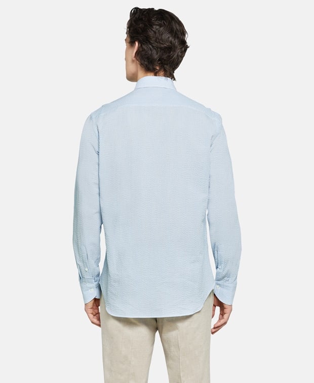 Canali Long-sleeved shirt Light Blue