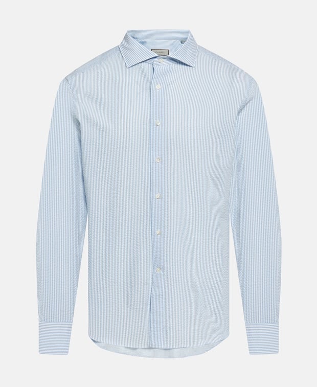 Canali Long-sleeved shirt Light Blue