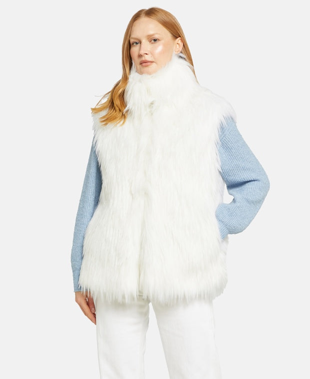 Hogan Faux fur gilet