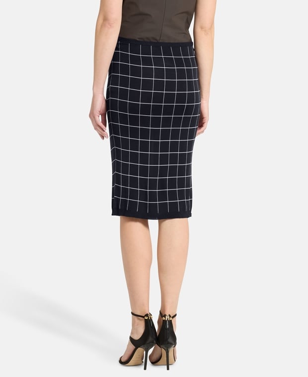 Tod's Silk skirt Dark Blue