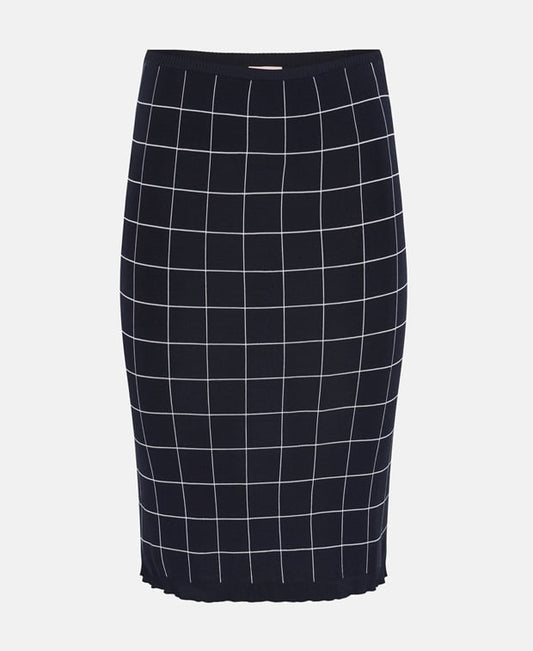 Tod's Silk skirt Dark Blue