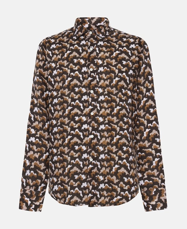 Tod's Long-sleeved shirt - regular fit Putty