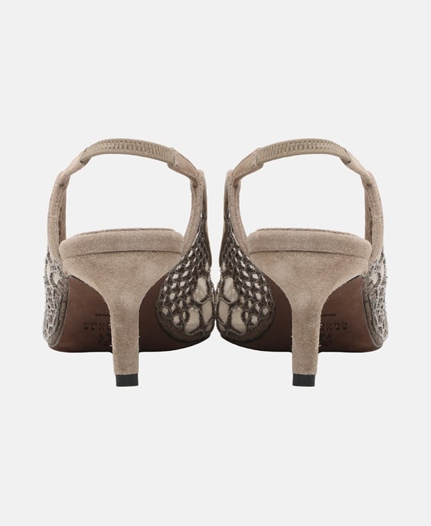 Brunello Cucinelli Slingback pumps Dark Grey