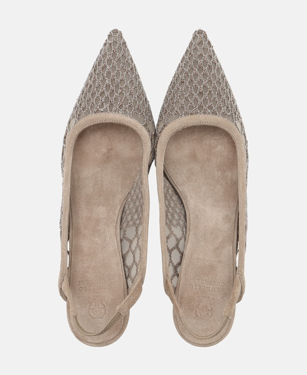 Brunello Cucinelli Slingback pumps Dark Grey