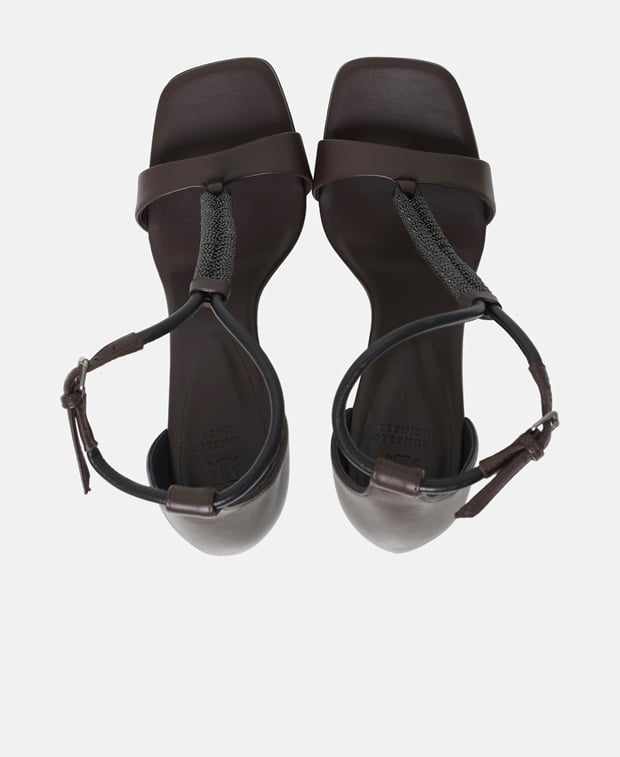 Brunello Cucinelli Wedge sandals Dark Brown