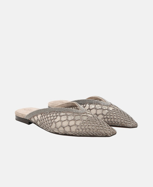Brunello Cucinelli Mules Dark Grey