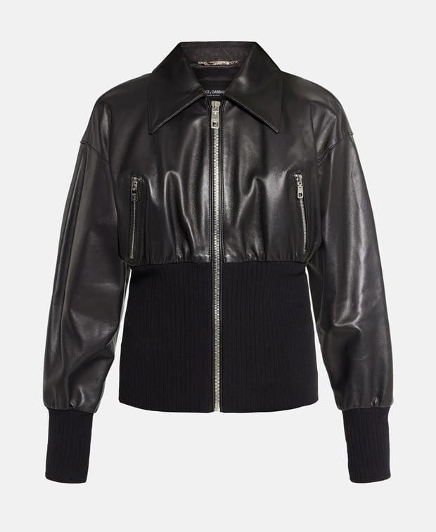 Dolce & Gabbana Leather blouson