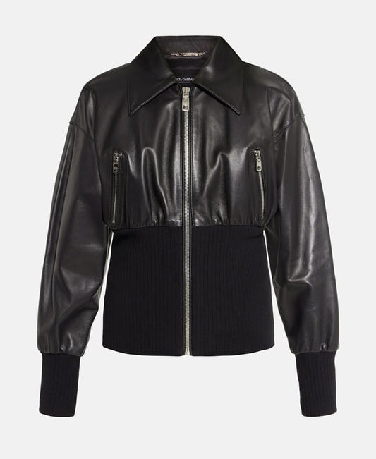 Dolce & Gabbana Leather blouson