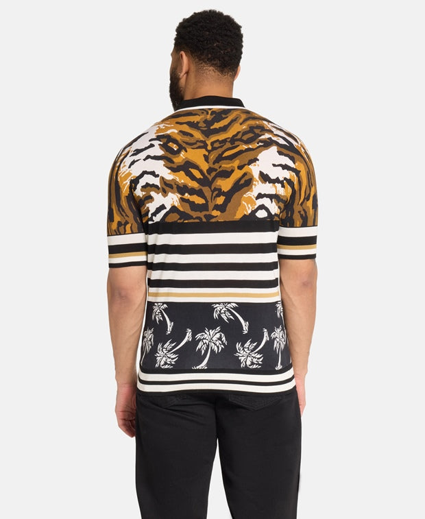 Dolce & Gabbana Silk polo shirt Black