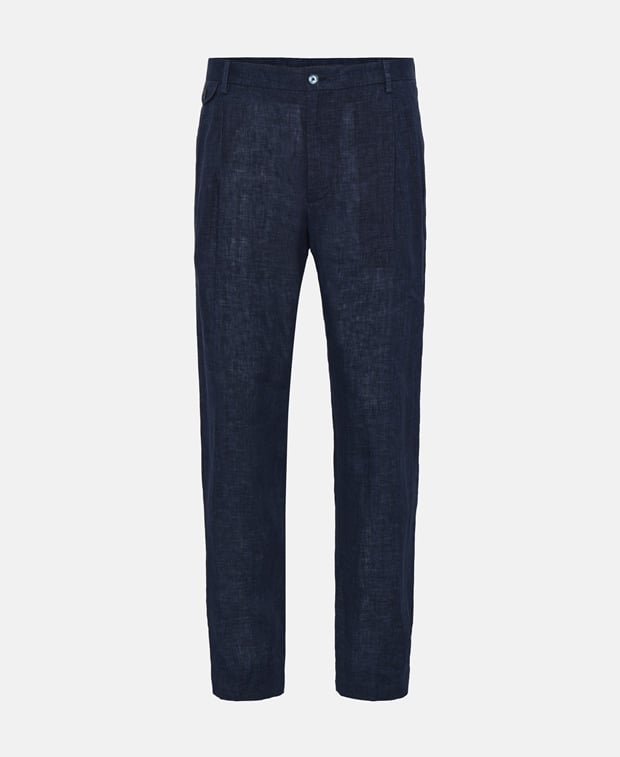 Dolce & Gabbana Linen trousers Light Blue