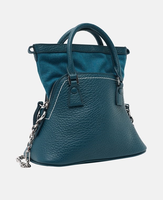 Maison Margiela Leather handbag Petrol