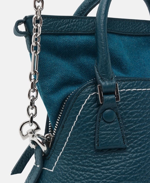 Maison Margiela Leather handbag Petrol