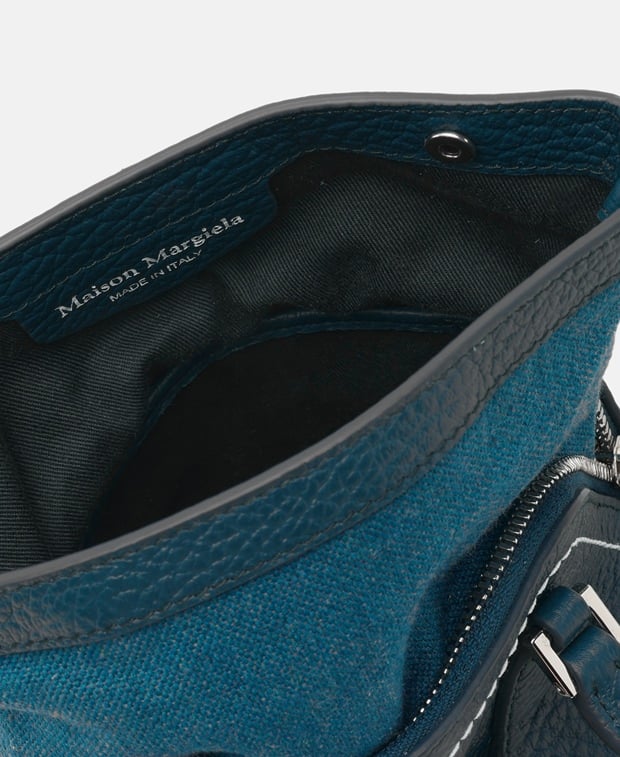 Maison Margiela Leather handbag Petrol