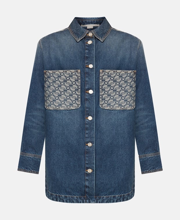 Stella McCartney Long sleeved denim shirt, regular fit
