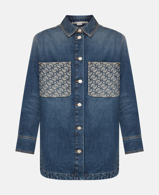 Stella McCartney Long sleeved denim shirt, regular fit