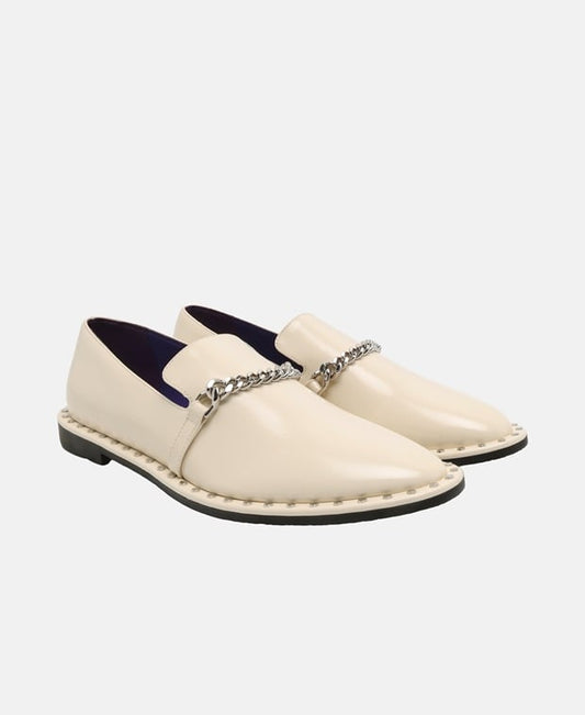 Stella McCartney Falabella Loafers Ecru