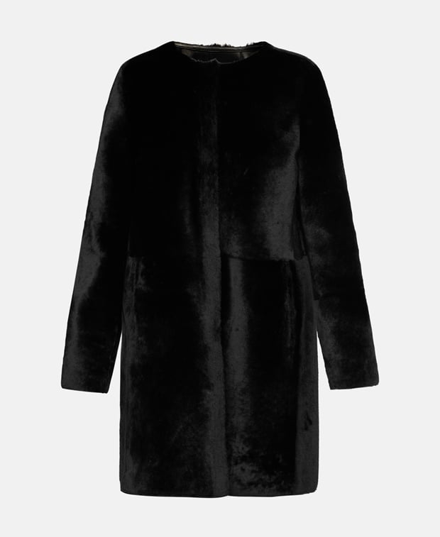 Yves Salomon Reversible lamb leather jacket Black