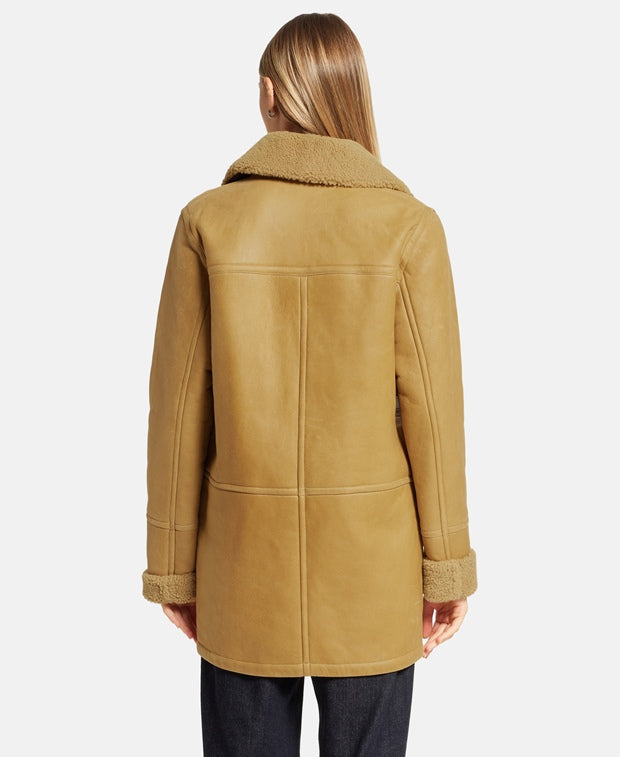 Yves Salomon Leather coat