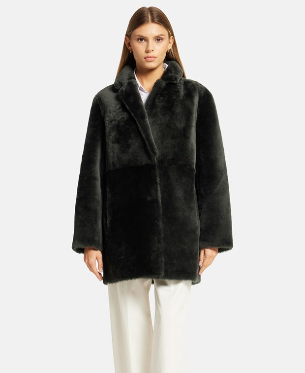 Yves Salomon Leather coat