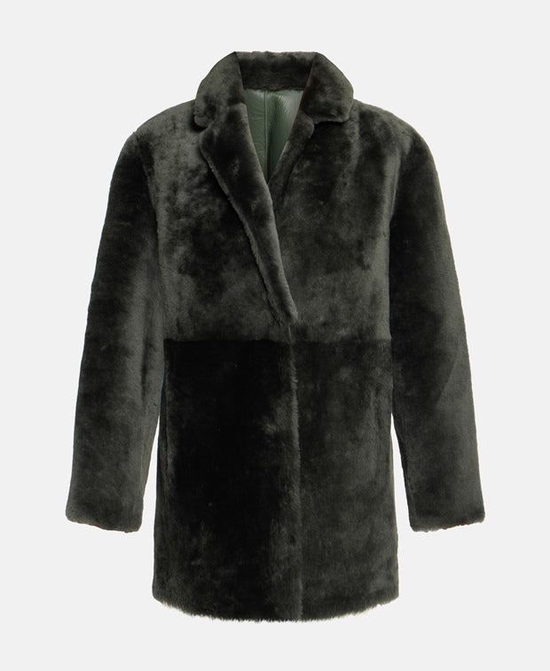 Yves Salomon Leather coat