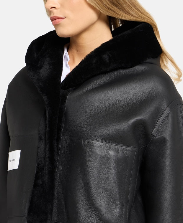 Yves Salomon Lamb fur jacket