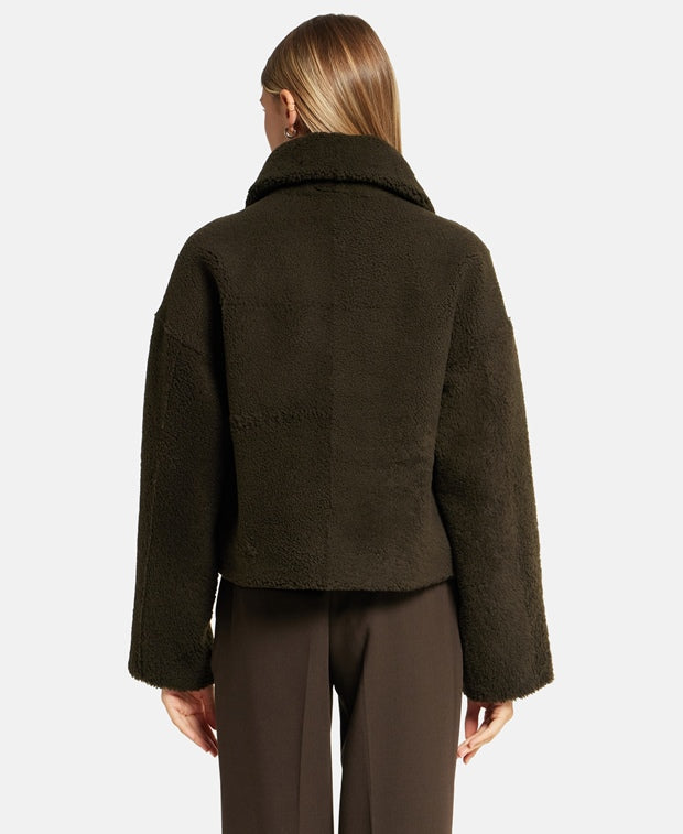 Yves Salomon Lamb fur jacket