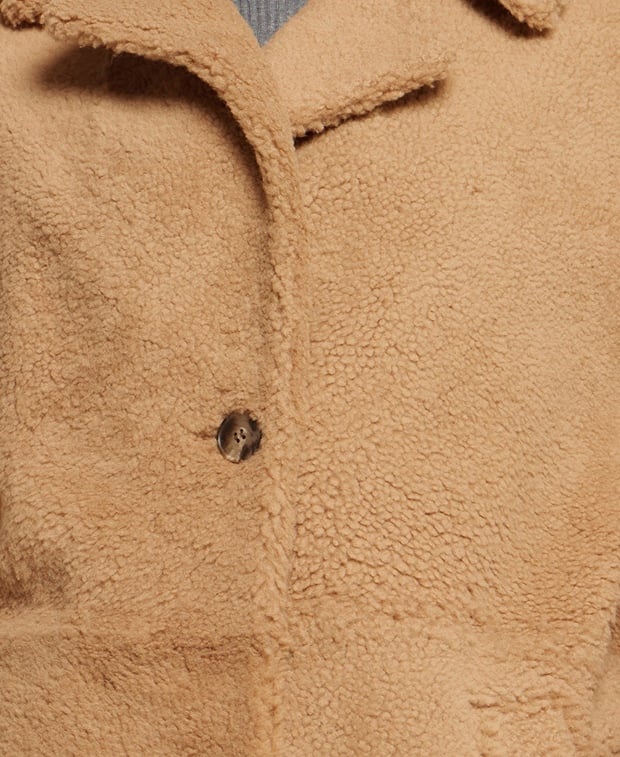 Yves Salomon Lamb leather coat