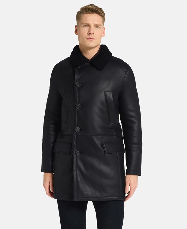 Yves Salomon Leather coat