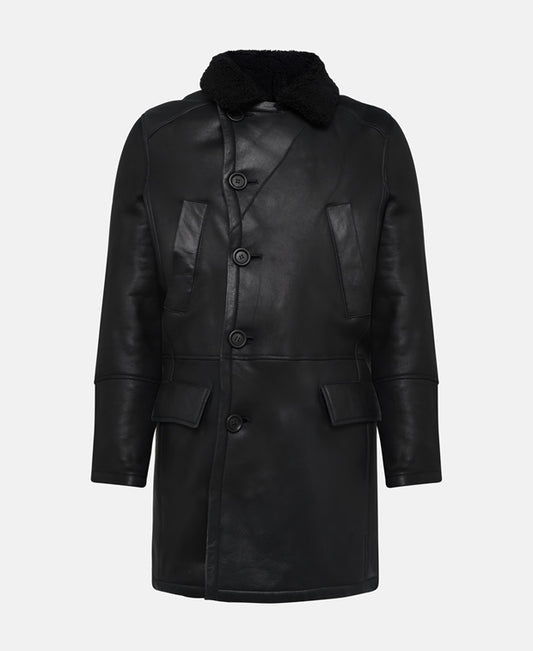 Yves Salomon Leather coat