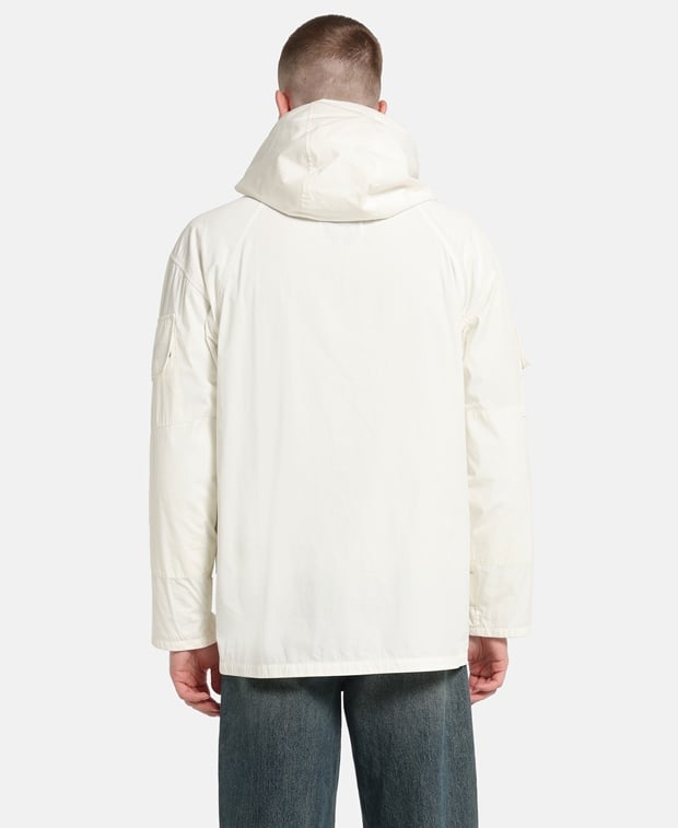 Yves Salomon Reversible lamb leather jacket White