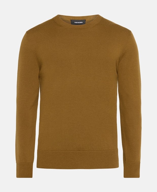 Yves Salomon Wool jumper Caramel