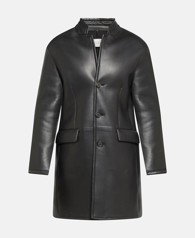 Yves Salomon Trench coat Black