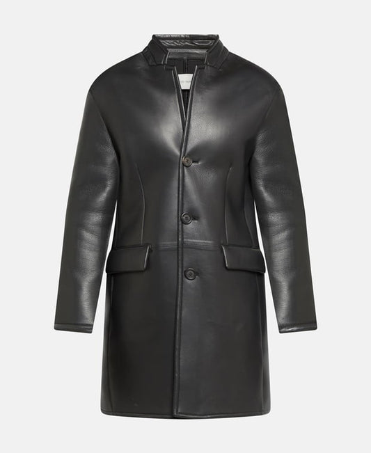 Yves Salomon Trench coat Black