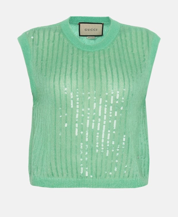 Gucci Sleeveless pullover Dark Green