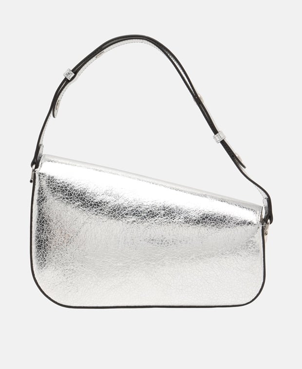 Gucci Leather shoulder bag Silver