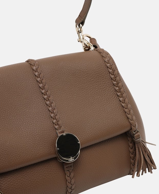 Chloé Leather shoulder bag Dun
