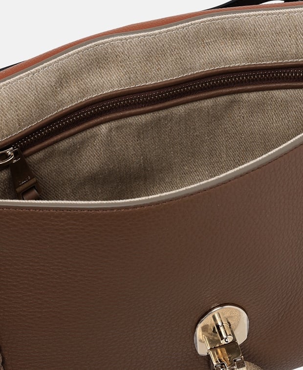 Chloé Leather shoulder bag Dun