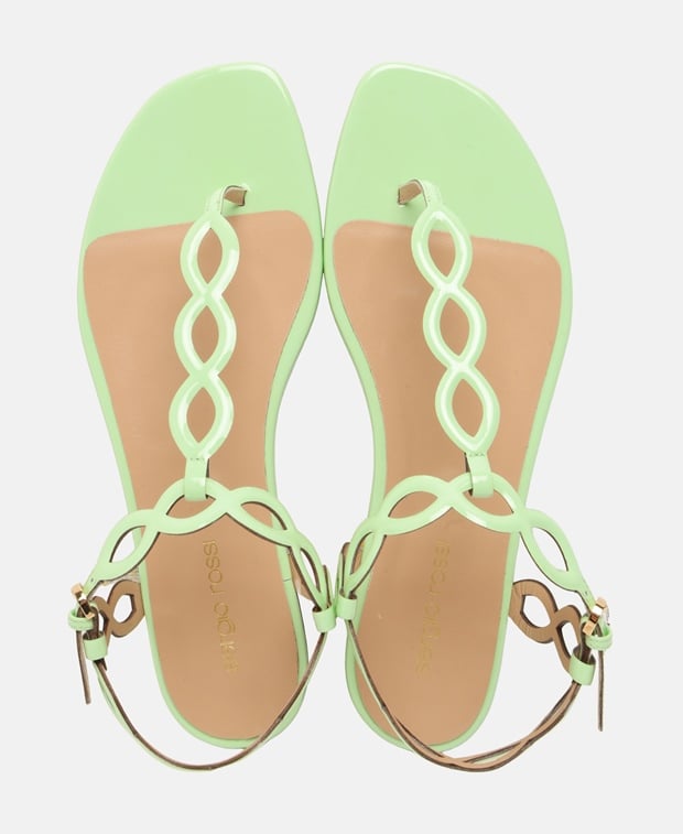 Sergio Rossi Mermaid 010 Sandals Green